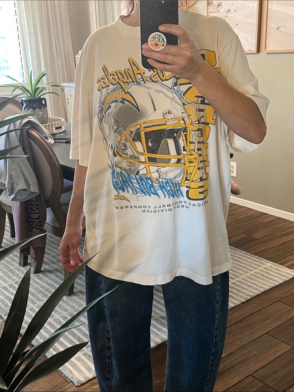 Abercrombie & Fitch Los Angeles Chargers tee super soft XL